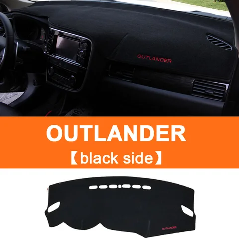 Для Mitsubishi Outlander 3 2013-2016 2017 2018 2019 2020 автомобильный чехол для приборной панели, коврик для приборной панели, солнцезащитный козырек, ковер, аксессуары с защитой от УФ-лучей
