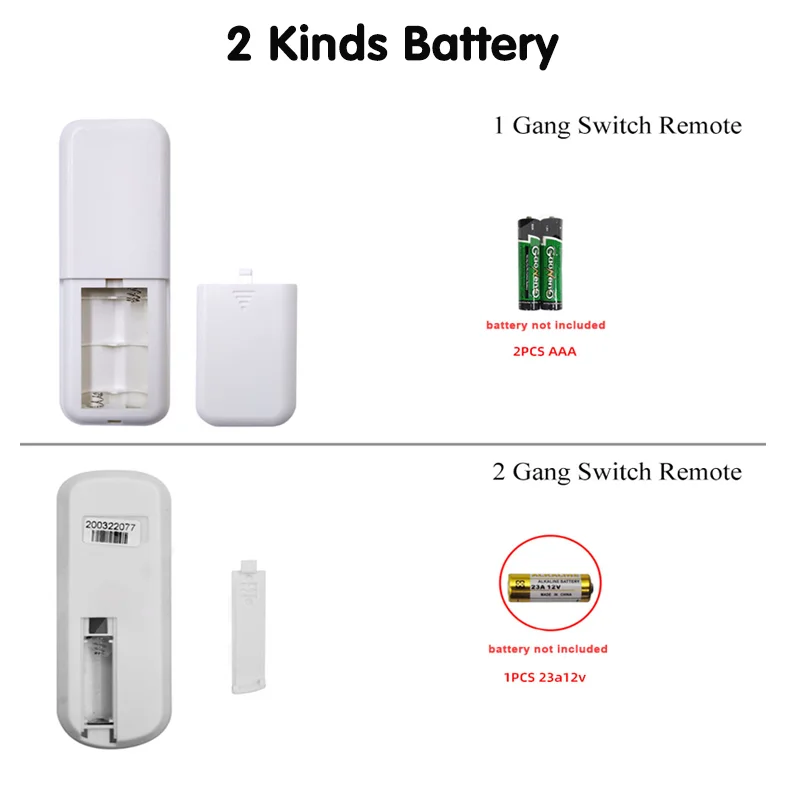 AC 220V RF Remote Control 2 Way ON/OFF Relay Wireless Remote Switch Transmitter Smart Fan Controllor Switch For Light Bulb