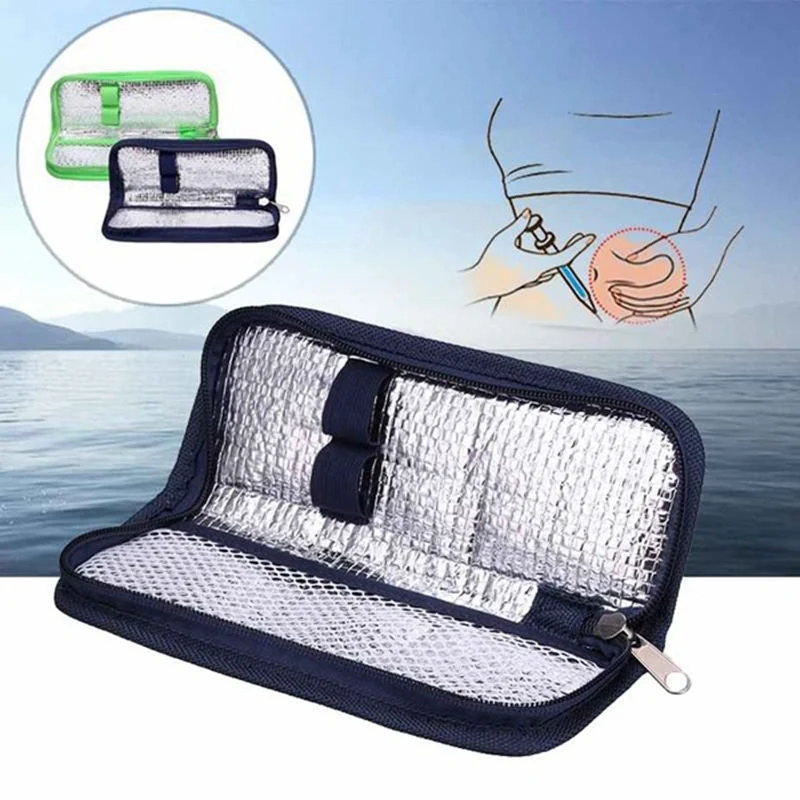 Insulin Cooler Travel Case Diabetic Medication Organizer Cooler Bag