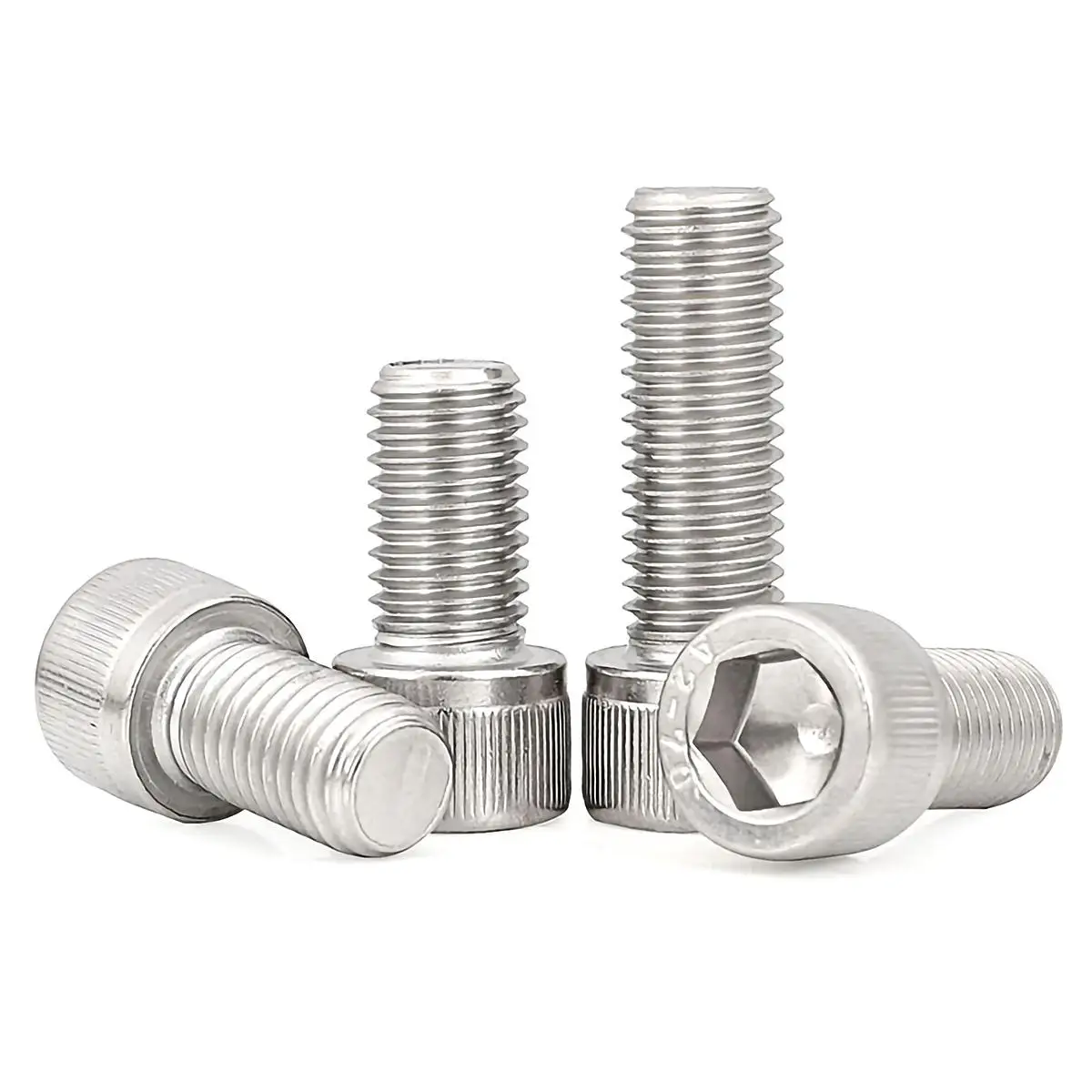 M3 M4 M5 M6 M8 304 A2 Stainless Steel DIN912 Hexagon Hex Socket Head Cap Allen Bolt Screw L=4-60mm