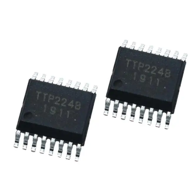 5PCS/LOT TTP224-BSB TTP224B-BSBN SSOP-16 TTP224 SSOP TTP224B-BSB TTP224N-BSB TTP224N SMD 4 key touch chip IC In Stock