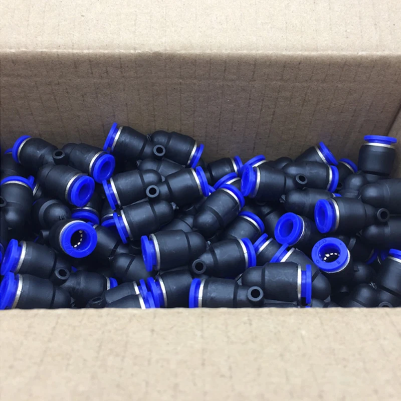 100Pcs/Pack  PY Pneumatic Fittings Air Connerctior Y Type 3-Way For 4 6 8 10 12MM Tube Connector