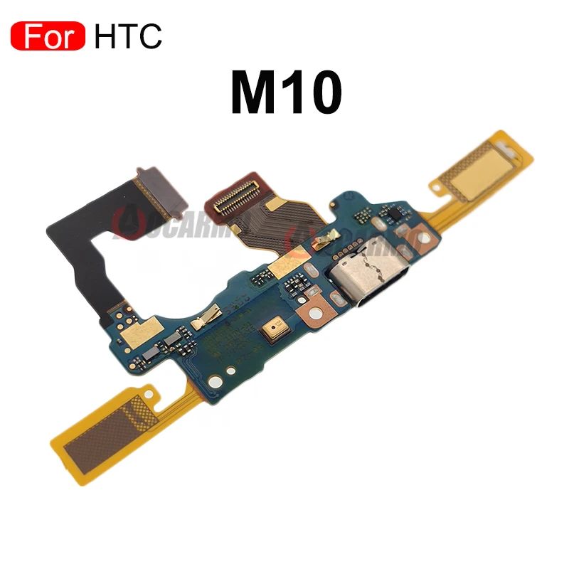 For HTC 10 M10 m10 evo USB Fast Charging Dock Port With Micphone And Power Button Flex Cable Repair Replacement Parts