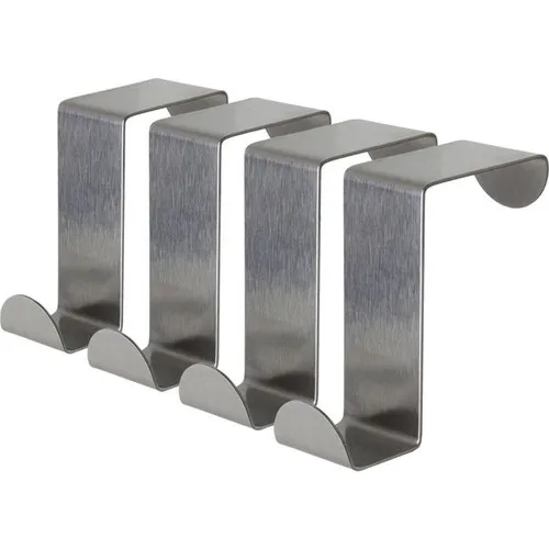 Narkalıp 4 Pcs Door Hook Stainless Kitchen Cabinet Towel Rack