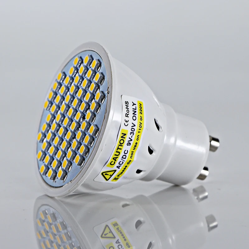 2 pçs ampola led spotlight mr16 gu10 3w baixa tensão luzes de ponto de plástico ac dc 12 24 v volt lâmpada gu 10 branco quente 12v 24 v teto