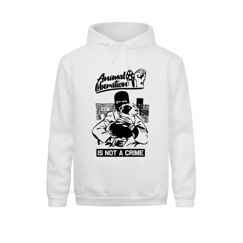 Animal Liberation Front Is Not A Crime Harajuku Men Men Activism Vegan Alf Vintage Hoodies Sweasweater Fashion Anime Sweater