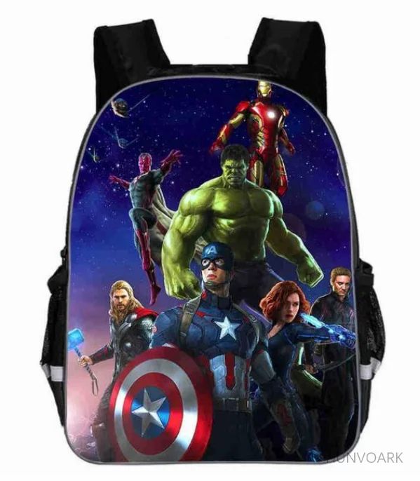 Disney 11-16 Cal plecaki Avengers maluch dzieci szkolne torby FNAF plecak przedszkole torba dziecięca plecak podróżny Superhero