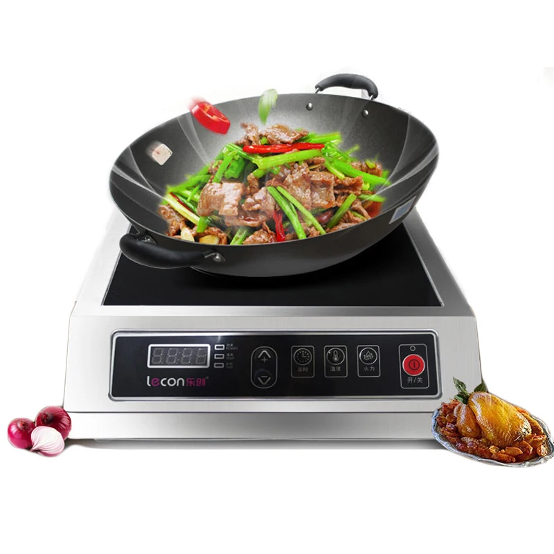 3500W Commercial Induction Cooker High Power Induction Cooker Hotel Stove Furnace Cooktop