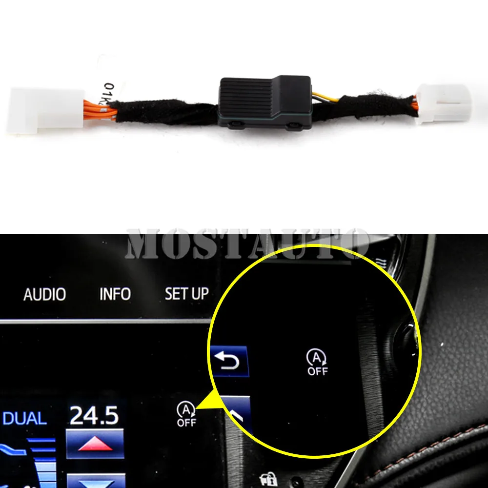 

Car Auto Stop Start Engine Canceller Eliminator Plug Cable For Toyota Crown S210 2012-2017 S220 2018-2021 Close Connector