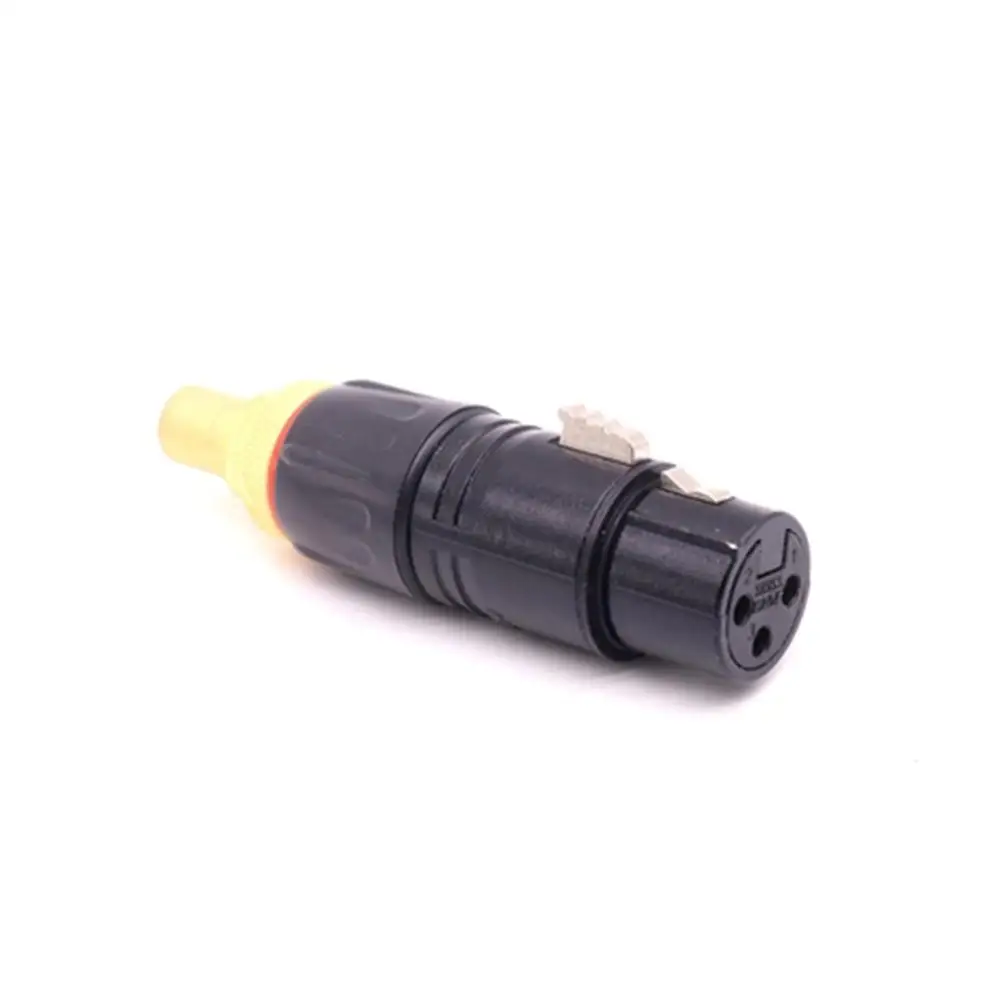 

Hifi audio High Quality RCA Female to XLR 3Pin XLR Connector Male Splitter Audio Microphone Audio Tool