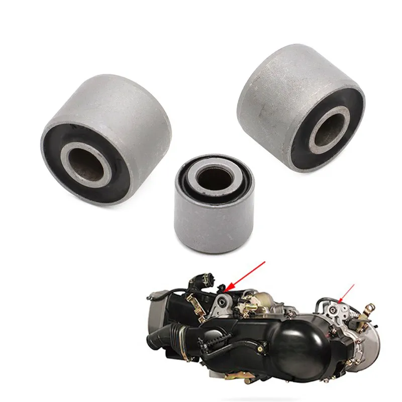 Pack of 3 GY6 Engine Motor Mount Bushing For 125/150CC Scooter Crankcase Bushings for 139QMB 152QMI 157QMJ 125cc 150cc