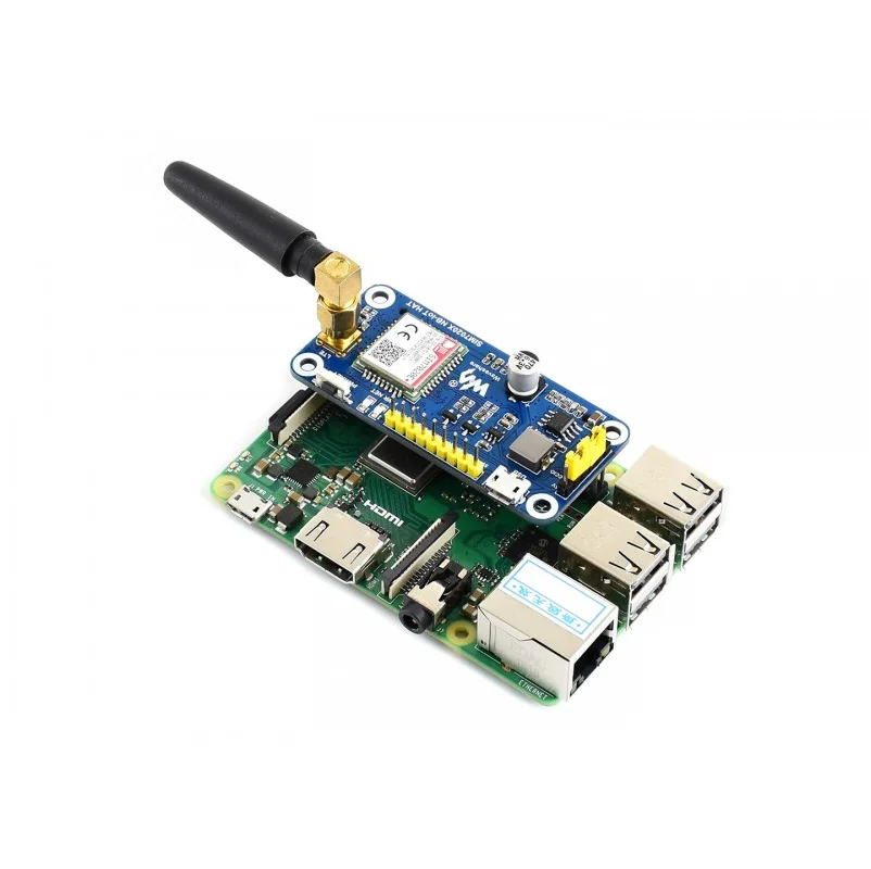 

Waveshare NB-IoT HAT for Raspberry Pi, Based on SIM7020E, B1/B3/B5/B8/B20/B28 Bands,for Europe, Asia, Africa, Australia