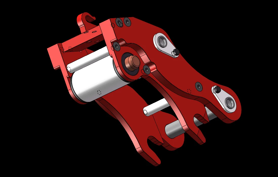 Zdalna koparka hydrauliczna Model hydrauliczna szybka wymiana uniwersalna koparka akcesoria do modeli zabawek