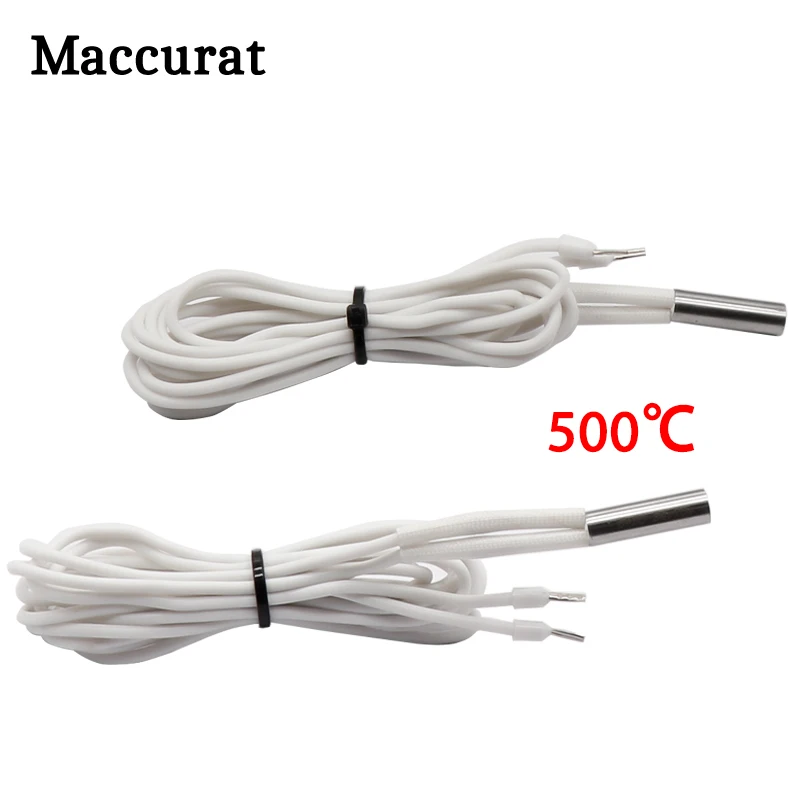 Maccurat 1pc 3D Printer Parts Heating Tube 6*20mm 12V 24V 70W Ceramic Cartridge Heater for Mk8 Cr10 Ender 3 E3D V6 HotEnd J-Head