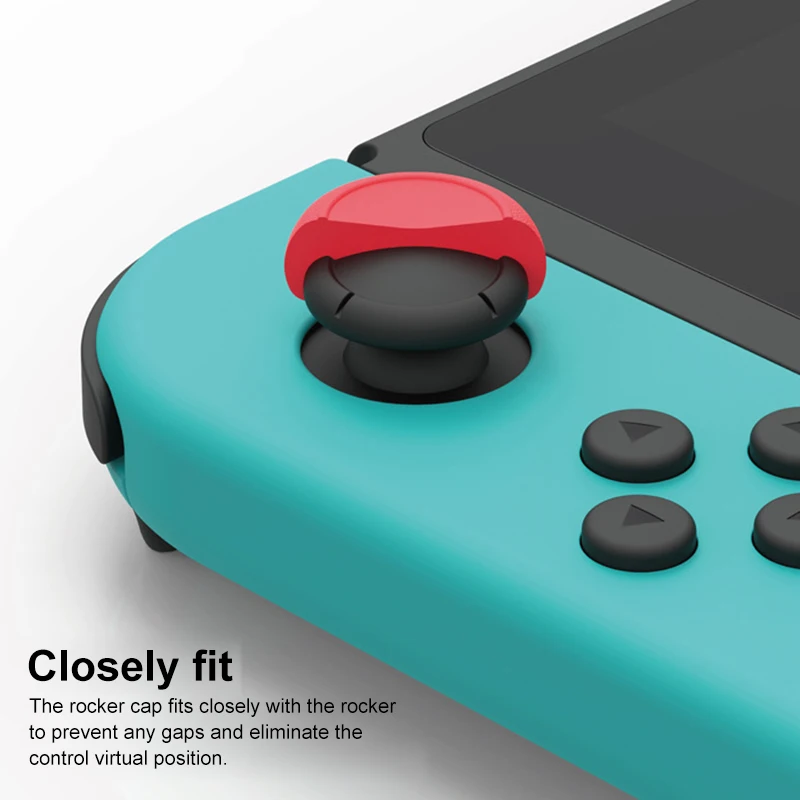 Crânio & co. JoyCon Thumb Grip Set, Capa Joystick para Interruptor e Interruptor, OLED-Interruptor Joystick, FPS, CQC