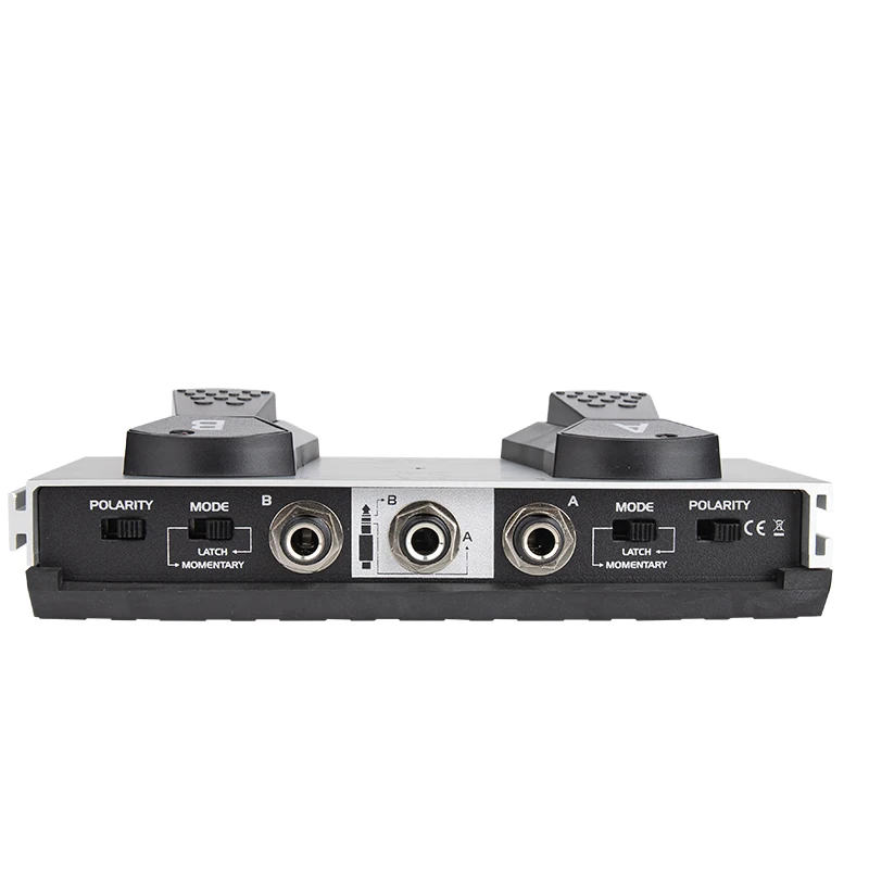 Alctron PS-4 professional dual channel foot switch, latch and momentary two modes, LED indicator, high quality housing