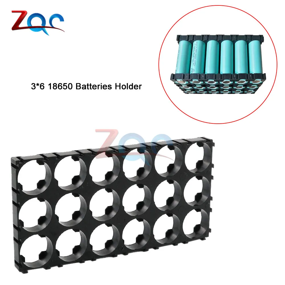 5 sztuk/partia 3x6 18650 uchwyt baterii litowej uchwyt z tworzywa sztucznego DIY zestaw baterii stałe wsporniki kombinacji