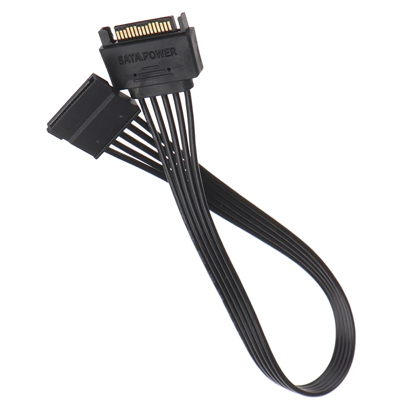 SATA 15Pin Male To Female Power Extension Cable HDD SSD Power Supply Cable SATA Power Cable For PC  30CM