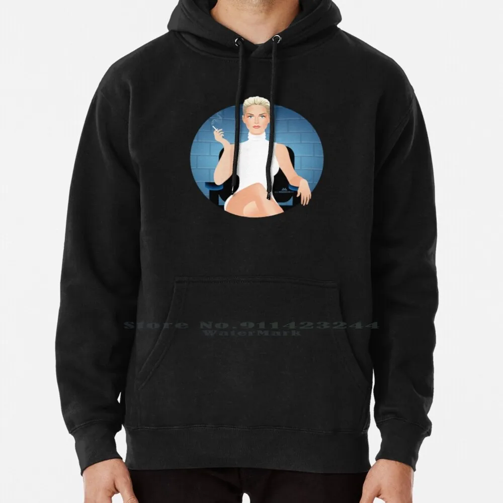 Ice Blue Hoodie Sweater 6xl Cotton Alejandro Mogollo Art Alejandromogolloart Alemogolloart Icepick Blonde Dangerous Movie Women