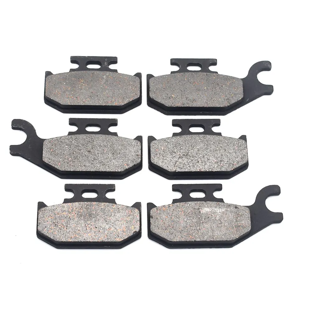 Front Rear Brake Pads Set For Bombardier Outlander 330 2004-2005 400 MAX HO 2003-2006 Outlander 650 Max 4x4 800 All Models 2006