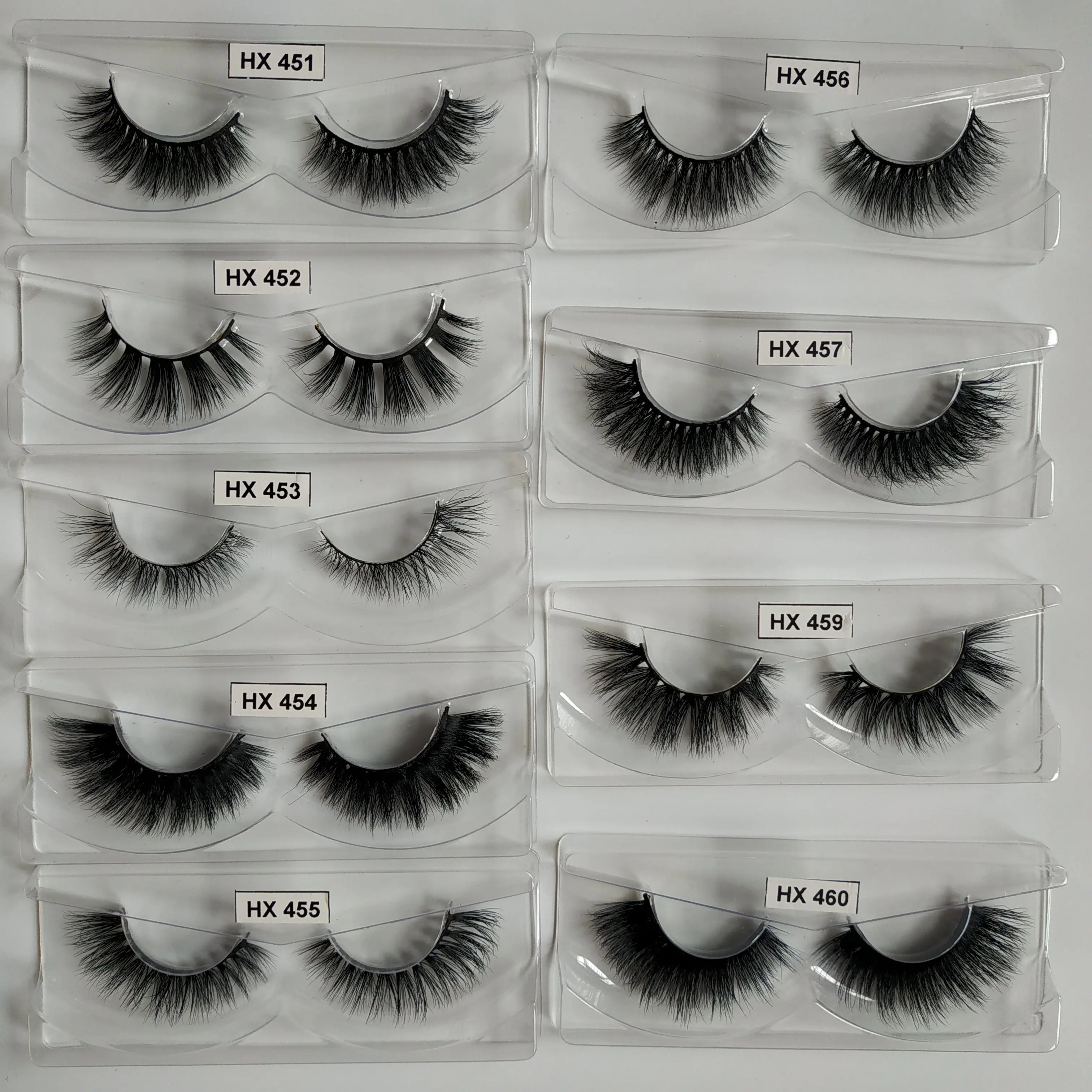 Hexuan Eyelashes 4D Mink Lashes 30pairs a lot Handmade luxury  eyeLashes 29 styles cruelty free mink lashes without boxes