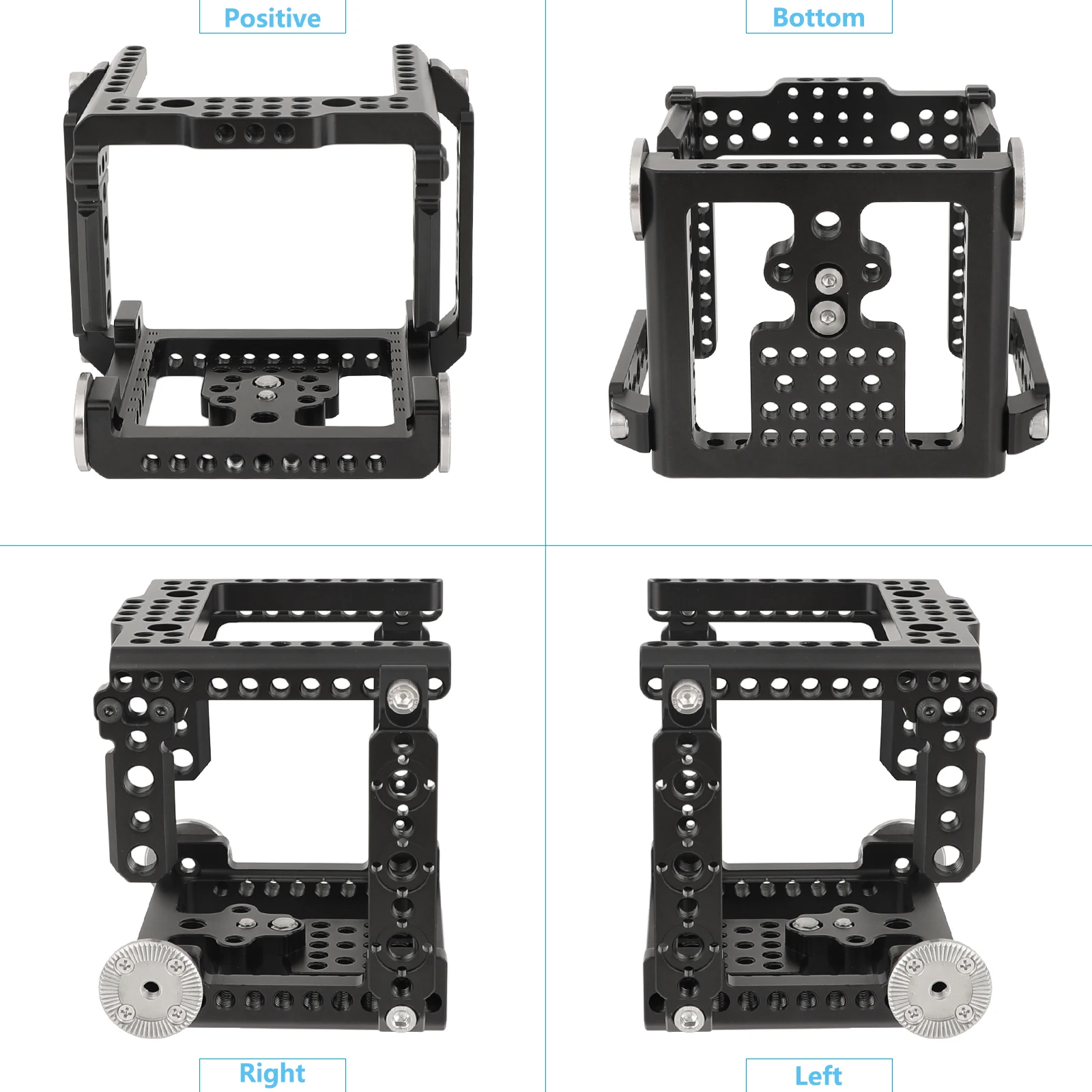 HDRIG-Kit de jaula exclusivo con soportes ARRI Rosette y rieles NATO para cámara de cine rojo Komodo 6K