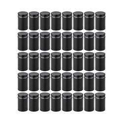 Edelstahl Werben Befestigungs Schraube Schwarz Dia 12mm Für Acryl Bild Rahmen Glas Zeichen Patt Nagel Wand Montieren Pack von 40