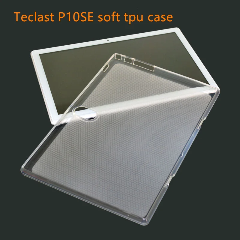 Dunne Tpu Soft Case Voor Teclast P10SE 10.1 Inch Frosted Shell Black Case Voor Teclast P10SE 2020 Release + Geschenken