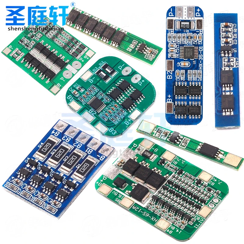 1S 2S 3S 4s 5s 6S 3A 15A 20A 30A batteria al litio agli ioni di litio 18650 caricabatterie PCB BMS scheda di protezione per modulo di celle Lipo