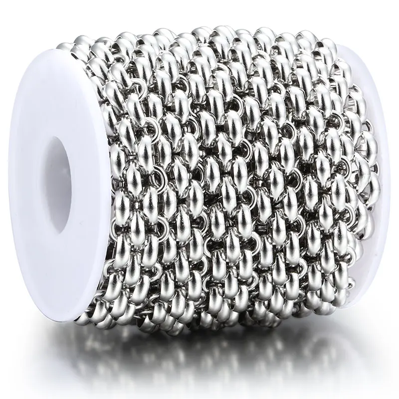 Big Stainless Steel Chain For Jewelry Making Heavy Chunky Necklace Bracelets Bangle Punk DIY Charm Handmade Supplies Wholesale
