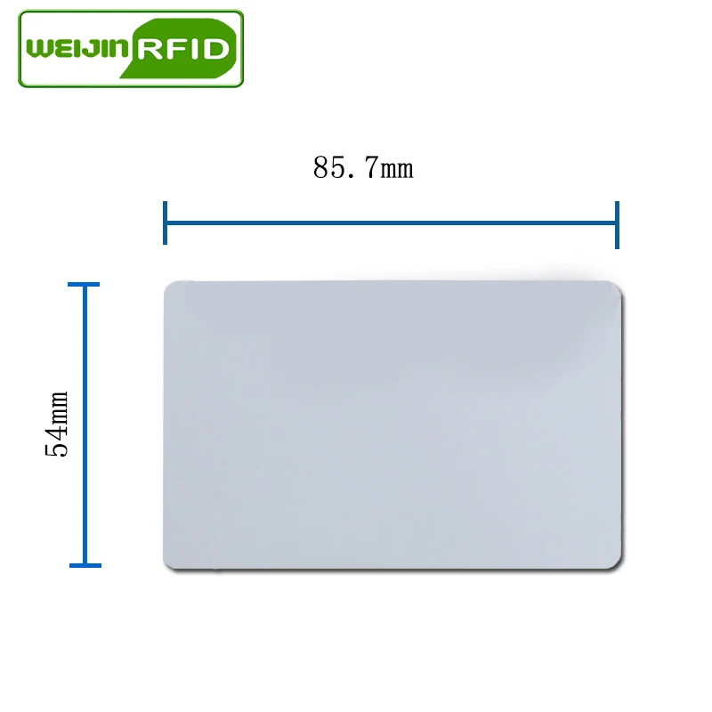 UHF RFID tag PVC card Alien 9662 915mhz 868mhz 860-960MHZ Higgs3 EPC ISO18000-6C 50pcs free shipping smart card passive RFID tag