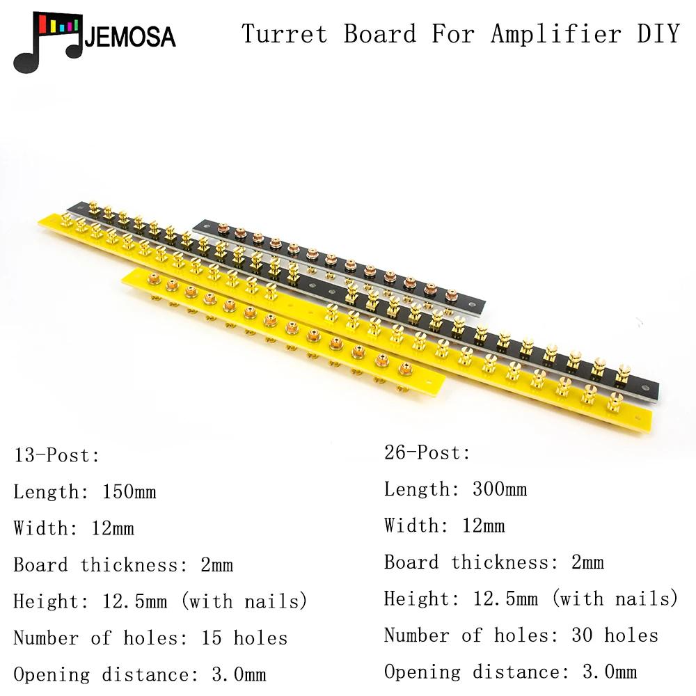 2 pçs diy projeto de áudio tag tira placa torreta placa terminal lug para áudio do vintage tubo amplificador kit diy prego solda