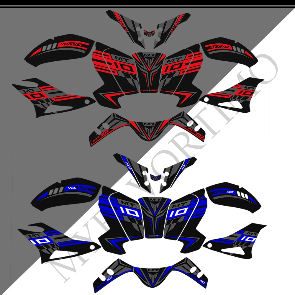 

For Yamaha MT10 FZ MT - 10 2016 2017 2018 2019 2020 2021 Tank Pad Protector Stickers Fairing Fender Windshield Handguard Decal