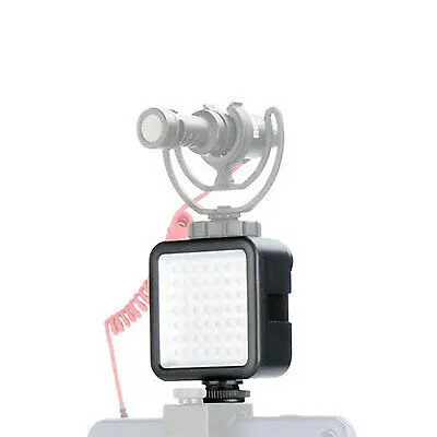 С регулируемой яркостью видеокамера светильник ing мини Камера светодиодный светильник Панель Vlog заполнить светильник для DSLR Камера видеокамера