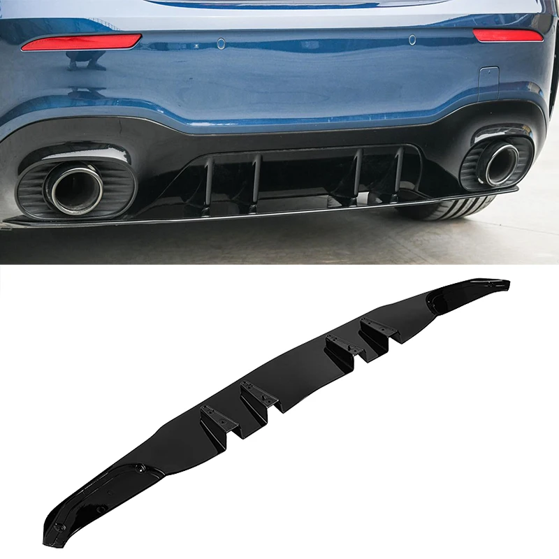 Rear Bumper Splitter Lip Body Kit Spoiler Diffuser Protector Cover For Mercedes Benz W177 AMG Hatchback Sedan A35 A45 2019-2024