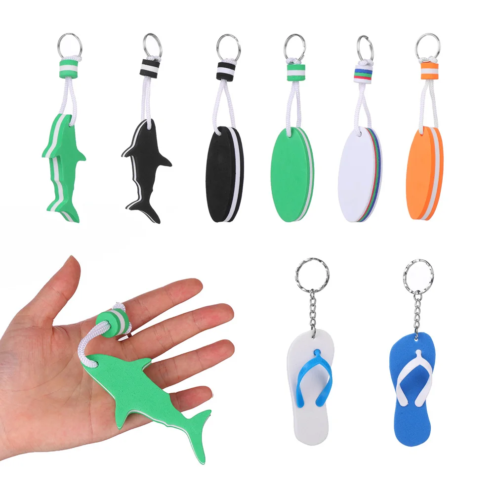 Kayak Keychain Buckle Keyring EVA Sponge Fender Buoyant Ring Float Keys Sailing Buoyant Marine Fishing Rowing Boats Tools