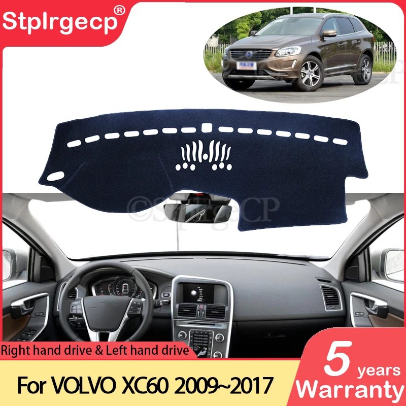 for VOLVO XC60 2009 2010 2011 2012 2013 2014 2015 2016 2017 Anti-Slip Mat Dashboard Cover Pad Sunshade Dashmat Accessories Rug