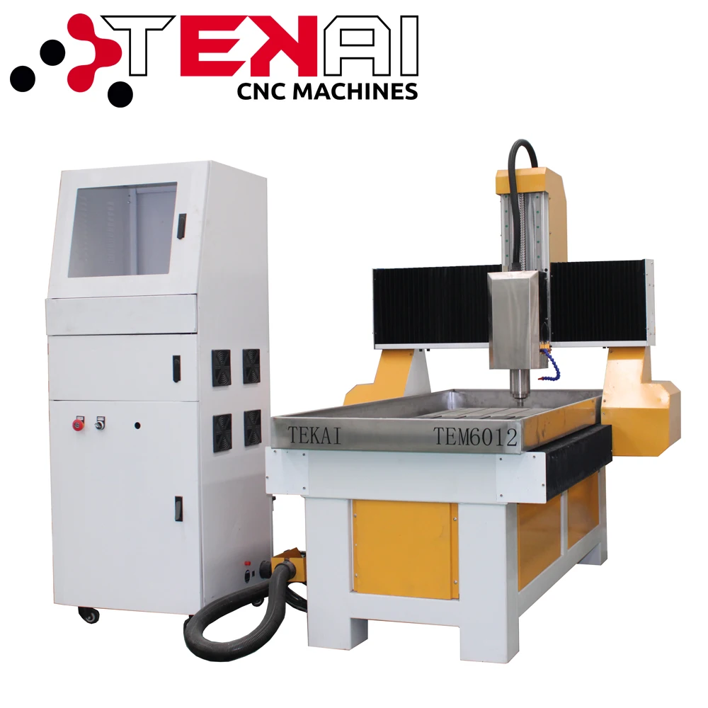 Jinan Tekai 6012 CNC Milling Drilling Lathe Engraver Machine CNC Kit For Sale Woodworking Machinery