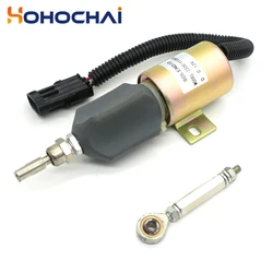 Parti del generatore del camion del solenoide di intercettazione del combustibile dell'elettrovalvola della fiamma del motore di Yuchai YC6112 v/24v R215-7 Hyundai