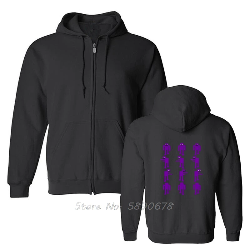 Fnaf Purple Guy Sprites Hoodie Leisure Famous Spring Formal Hoodies Men Fleece Hooded Sweatshirt Harajuku Jacket