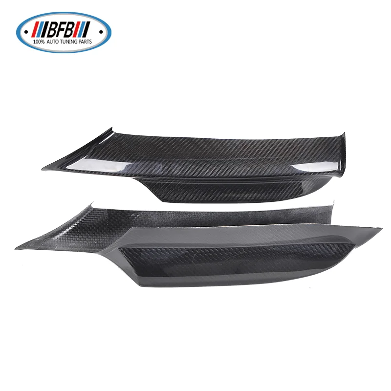 

Dry Carbon Front Splitters Add On Style Front Down Flaps Fit For BMW 3 Series E90 Pre LCI MT bumper 2005-2008