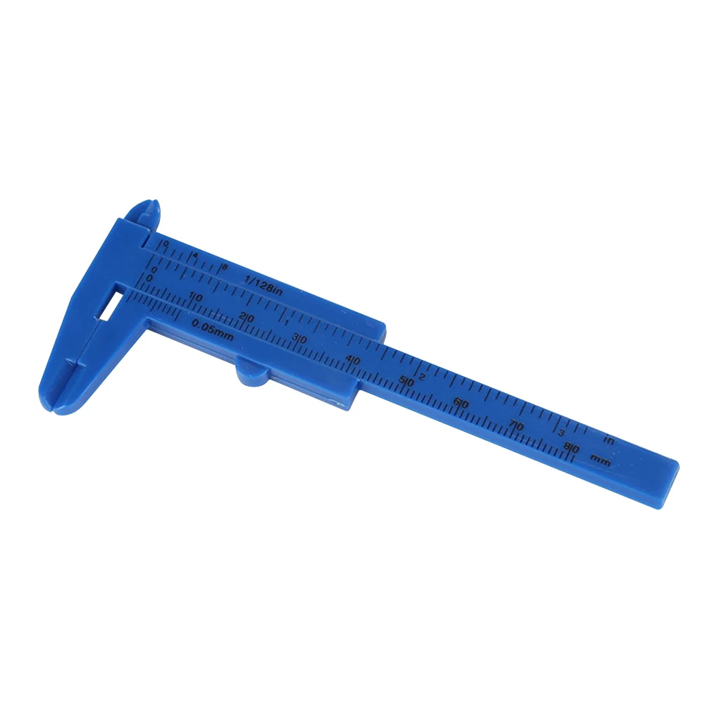 Micromètre à pied à coulisse à Double échelle, Mini outil de mesure du diamètre, Gadget pour le travail du bois, mesure de la profondeur, 80mm