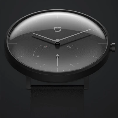 XIAOMI Mi Mijia QUARTZ Smart Watch Original Mi with Double Dials Alarm Sport Sensor Pedometer Time Leather Mi HomeAPP Luxury New