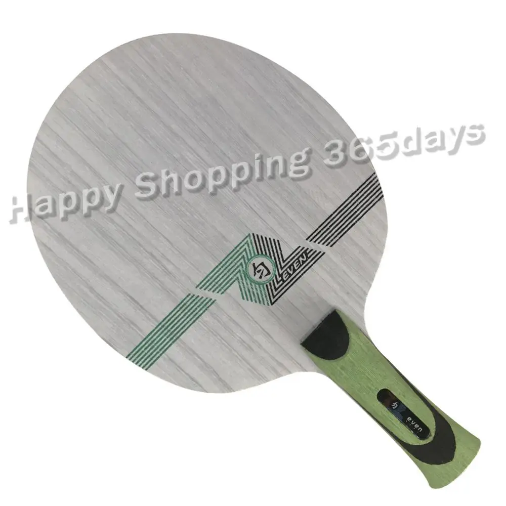 

Sanwei Green Even (QY-1091, 11 Ply Even Wood, Control) Table Tennis Blade for 40+ Racket Ping Pong Bat