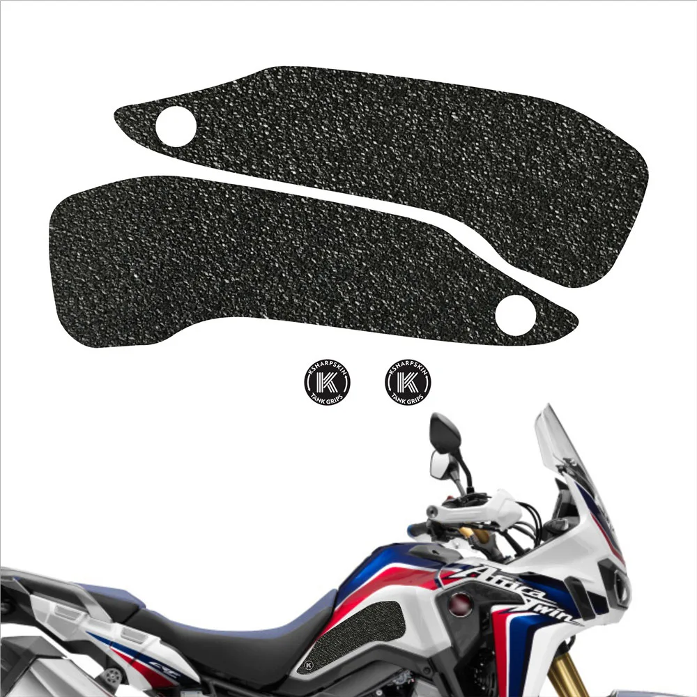 

Motorcycle Tank Traction Side Pad Gas Fuel Knee Grip Decals For HONDA DUCATI 2016-2018 AFRICA TWIN MULTISTRADA 1200 ENDURO