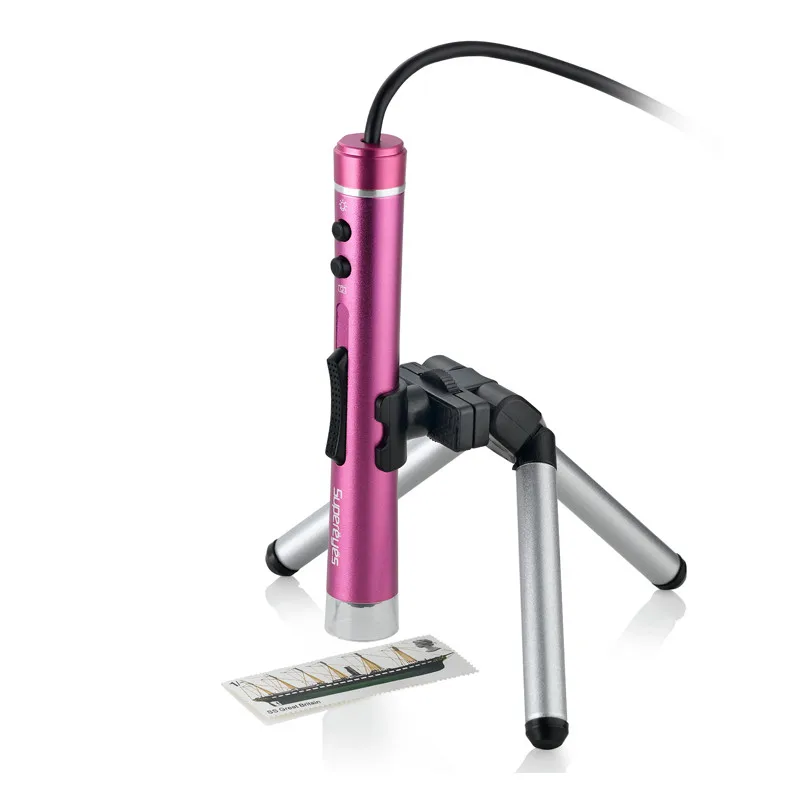 Supereyes B010 2MP 1-500x USB Digital Microscope Video Camera Handheld Endoscope Magnifier  with LED for Skin Check Borescope