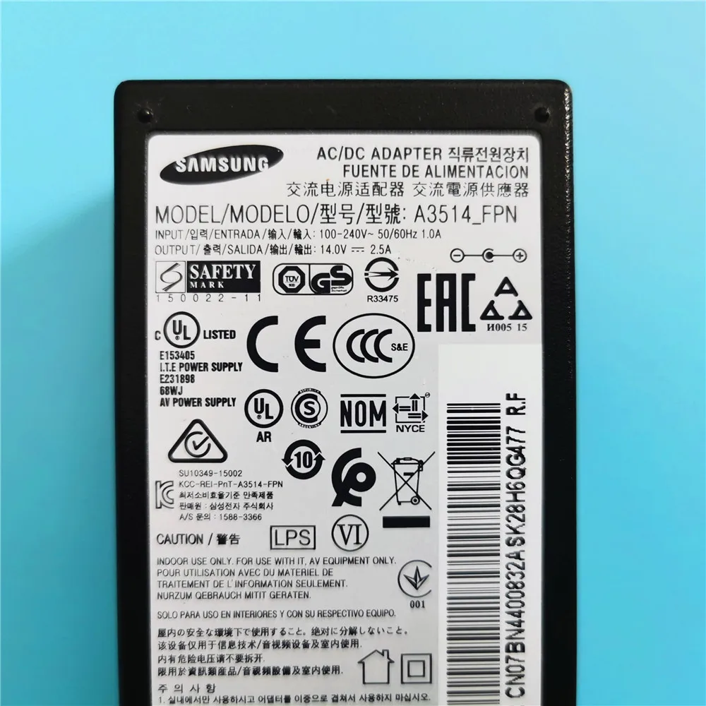 Новинка, оригинальное зарядное устройство Goodtest, адаптер переменного тока a3514 _ FPN 14,0 в А, BN44-00832A для монитора компьютера