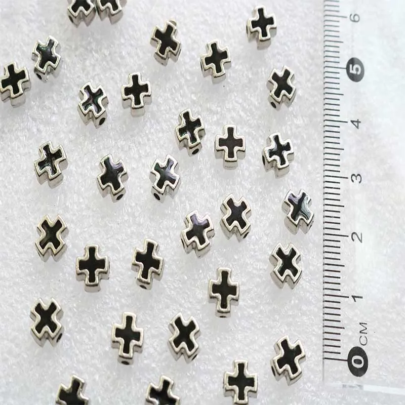 Mini colorful hollow cross beads cross beads bulk beads charm charm fashion jewelry making beads bracelet DIY