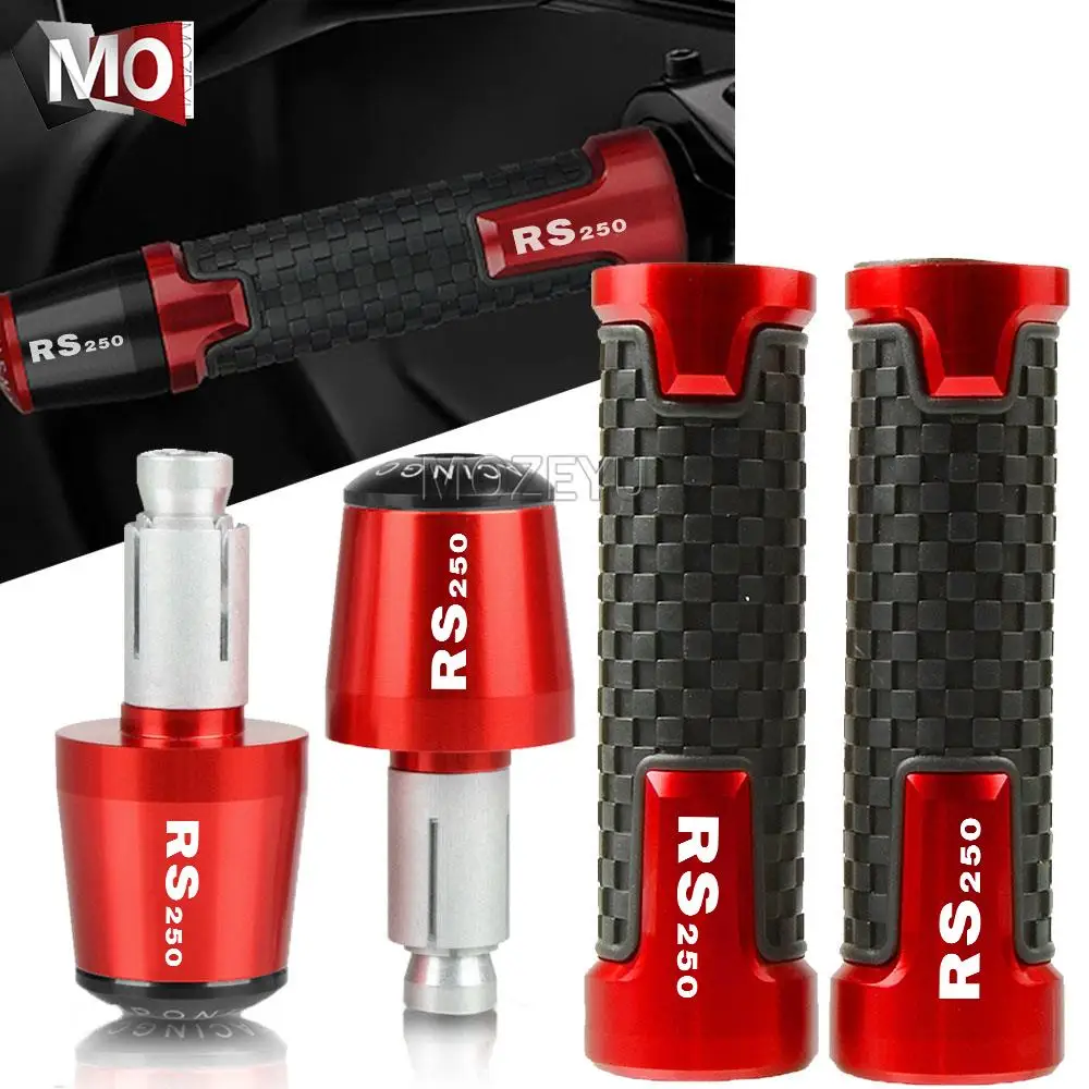 

For APRILIA RS250 RS 250 1998 1999 2000 2001 2002 2003 7/8'' 22mm CNC Motorcycle Handle bar grips handlebar grip ends Cap Plug