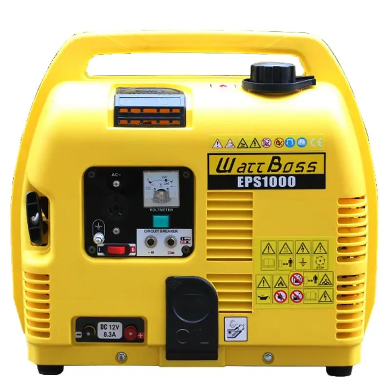 Silent gasoline generator 220V household 1000W mini single phase portable fuel saving